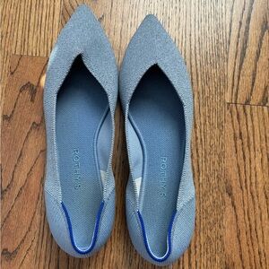 Rothy’s the point flat in blue (sparkly)